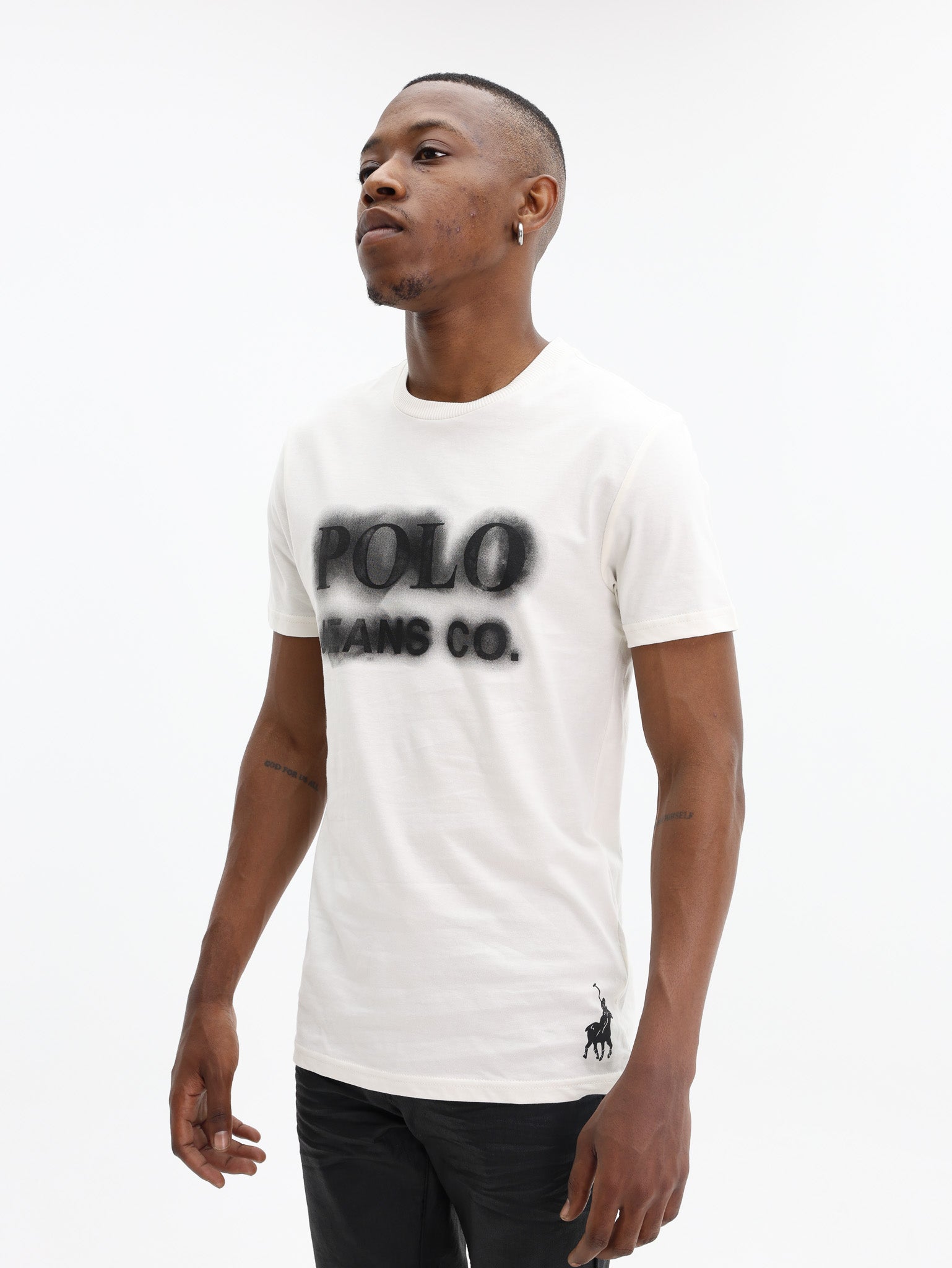 Polo T-Shirt Pjc Logo Off-White